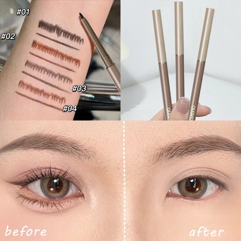 2in1 كحل الكذب دودة القز هلام القلم دائم مقاوم للماء غير لطخة كحل التجفيف السريع الكذب دودة القز هلام قلم رصاص للمبتدئين #3