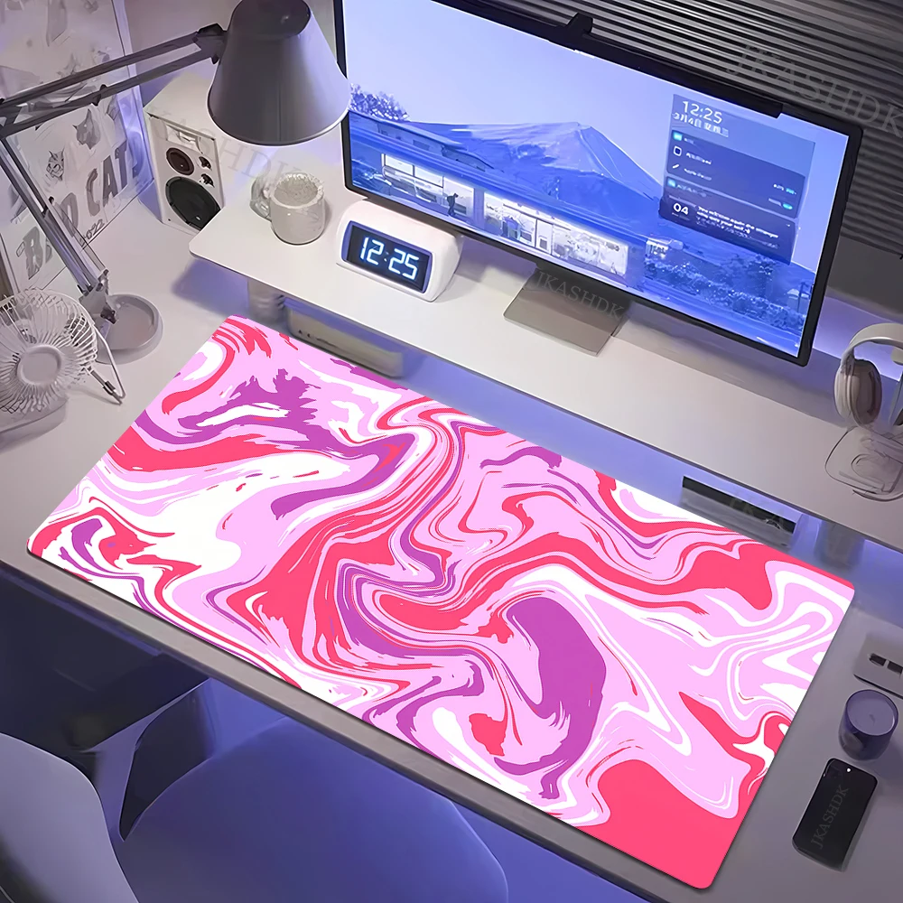 Strata Liquid Mouse Pad Anime Keyboard Mouse Mat Computer Laptop XXL Large Mousepad Keyboards Gamers Decoracion Rubber Desk Mat