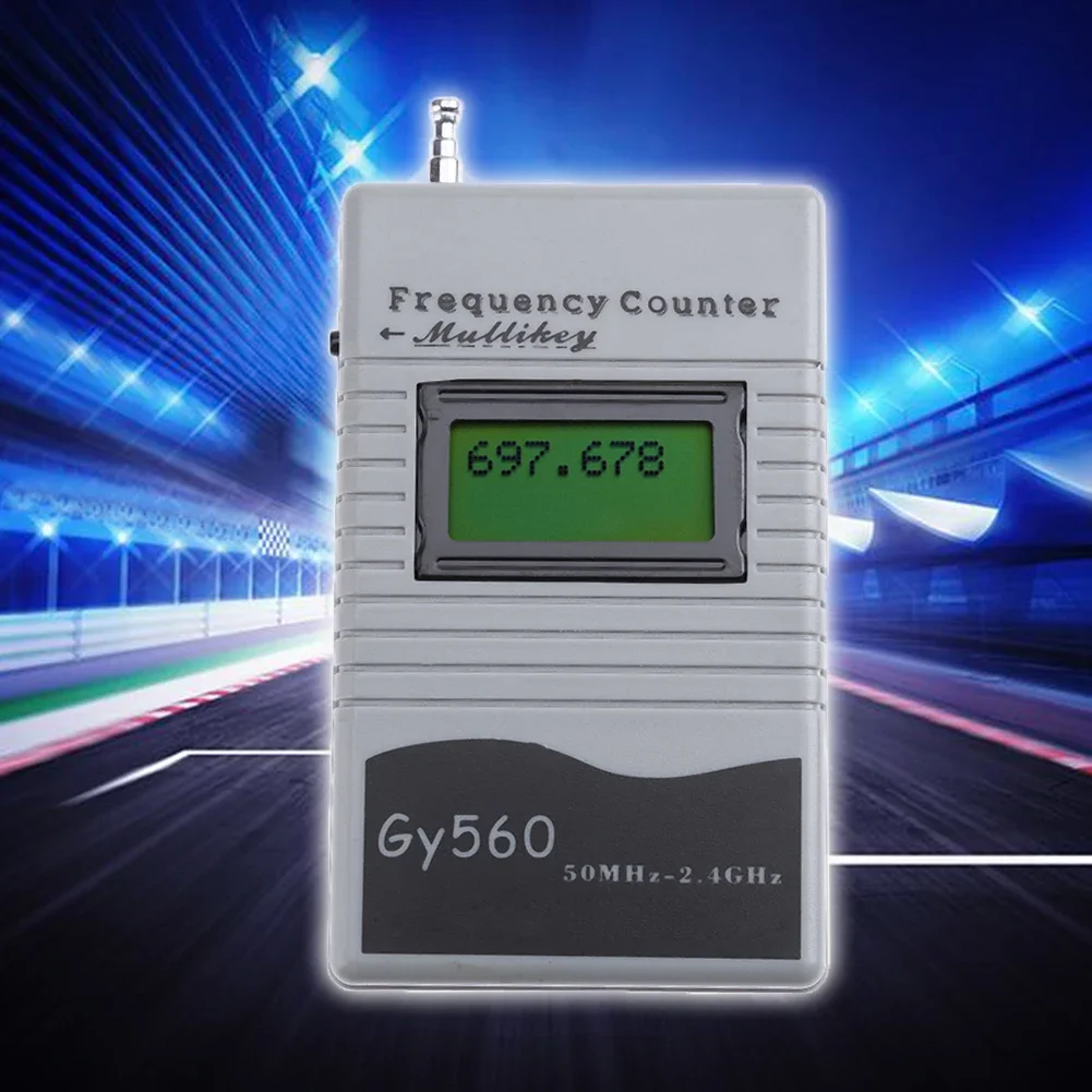 Handheld Frequency Counter for Two-way Radio Mobile Phone 50 MHz-2.4 GHz GY560 Frequency Counter Meter