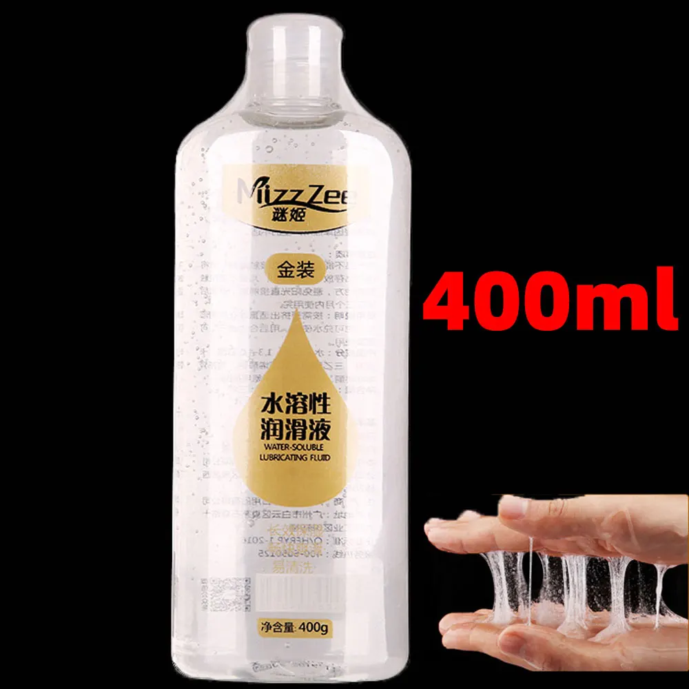 MizzZee 400ML Upgrade Golden Lubricant for Sex Smoothing Lube Massage Gel Anal Lubrication Intimate Goods Sex Toy for Adult Sex