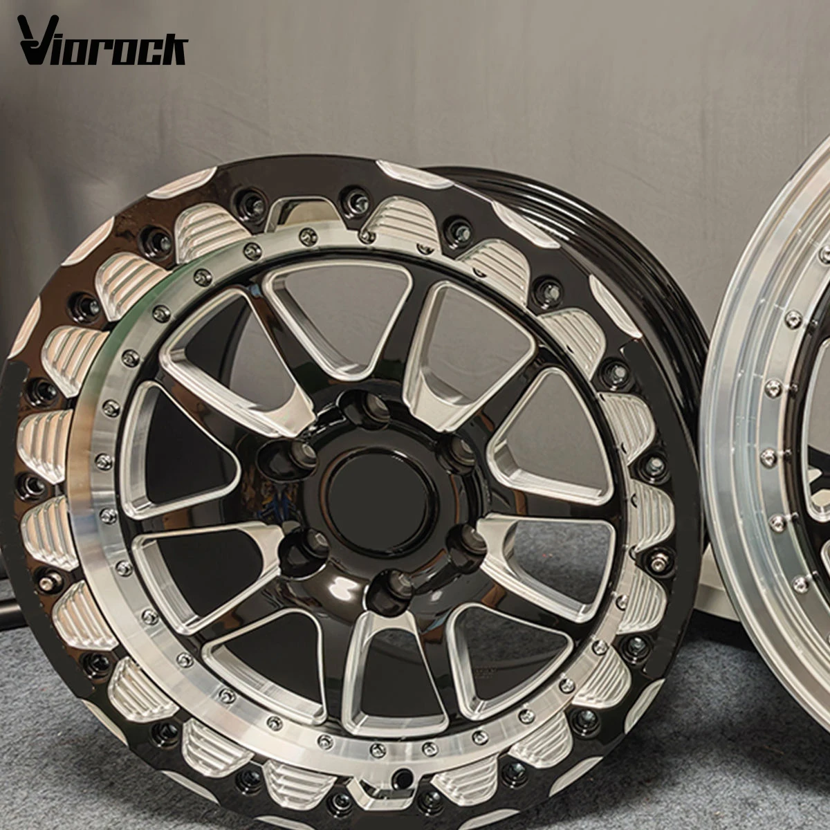 Hot-selling True Beadlock Drag Racing Car Rims Forged Wheels Fit for Cadillac CTS-V/ATS-V Chevrolet Corvette C5/C6/C7/C8/Z06/ZR1 view 2