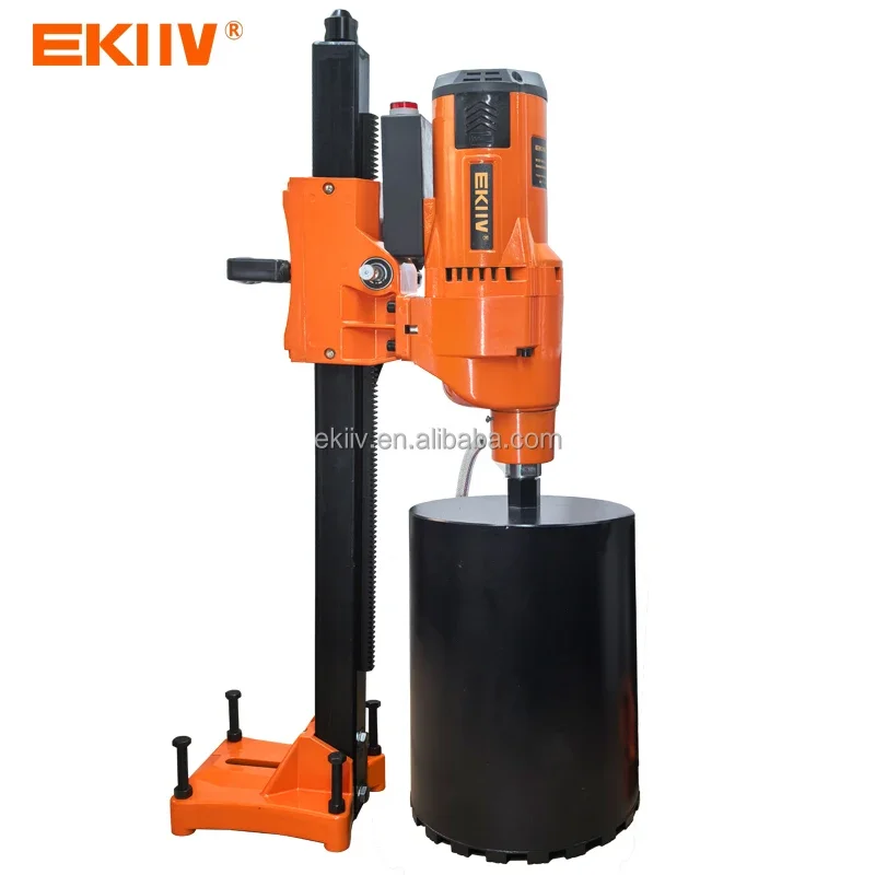 OEM Ekiiv MW-255A 220V Diamond Core Thin Wall Drilling Machine Maximum 255MM Concrete Core Drilling Machine Aluminum Base Frame
