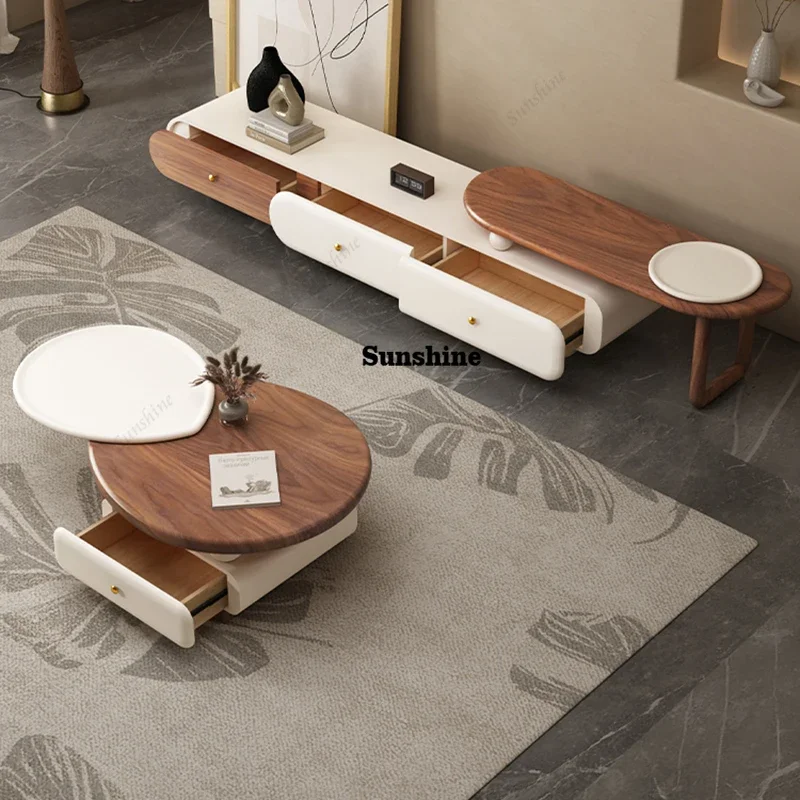 

Wood Shelf Tv Stands Luxury Display Monitor Fireplace Living Room Mid Century Tv Table Floor Suporte Para Tv Italian Furniture