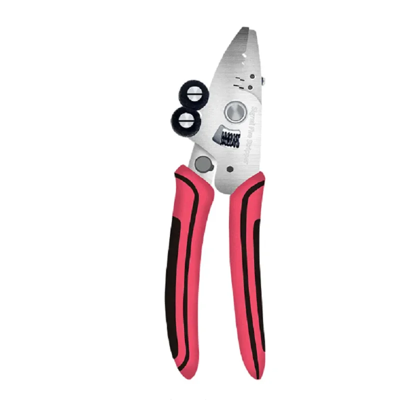 F11301T Miller clamp Fiber stripping pliers FTTH Tri-Hole Fiber Optic Stripper Miller Wire stripper