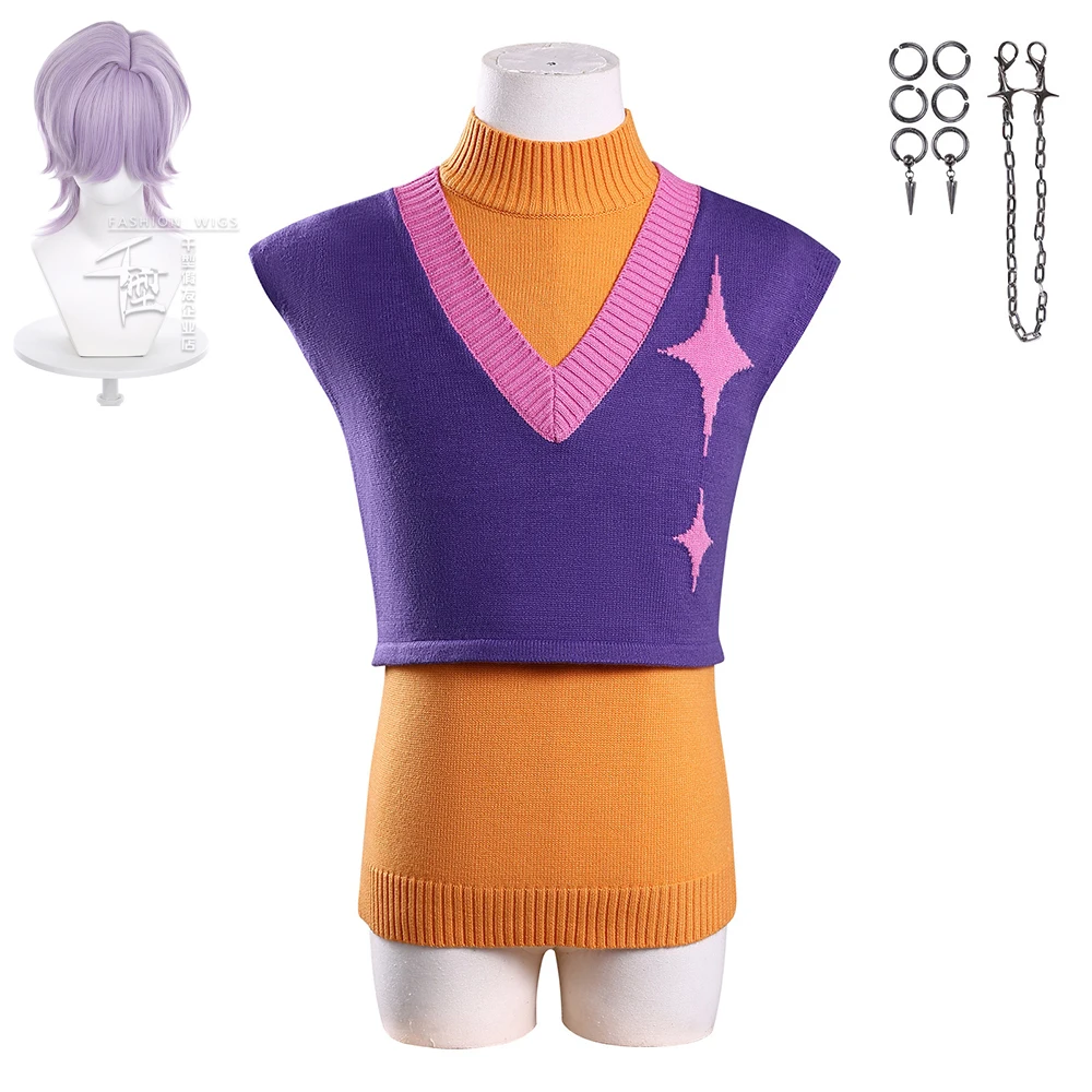 

Saja Boys Cosplay Costume Kpop Demon Hunters Mystery Cosplay Sweater Set High School Uniforms Set Casual Clothes Fashion