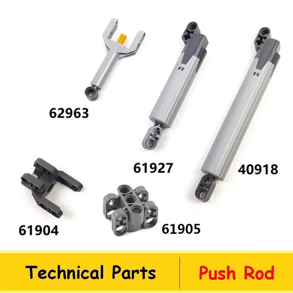 MOC Bricks Technical Parts Pneumatic Pump Small V2 with Reinforced Cylinder Hose Air Power Bricks Compatible With 8800 Blocks