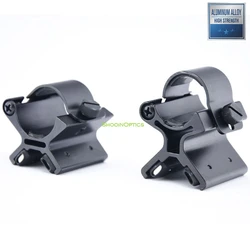 Shooin Optics Low High Magnetic Mount 1 Inch 30mm Tube Ring For Scope Red Dot Sight Flashlight