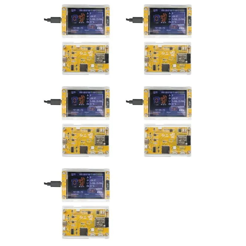 

5X Upgraded 1030KH/S Harshrate Nmminer 2.8 Inch Smart Display Bitcoin Crypto Solo Lottery Miner Nerdminer