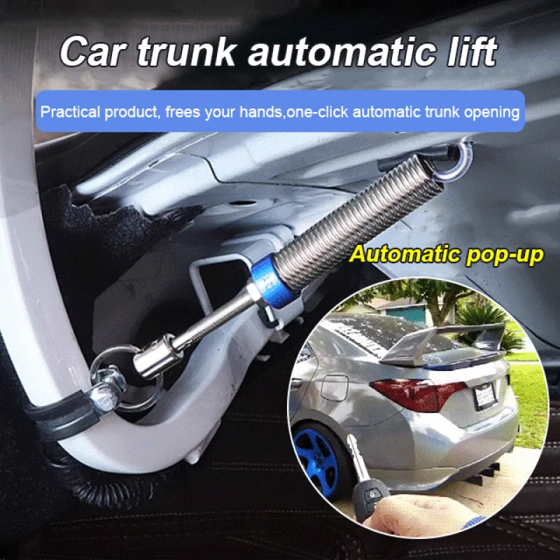 Car boot auto lifter adjustable nut tailgate spring pop up tailgate pull spring lift car open modification high elastic powerful