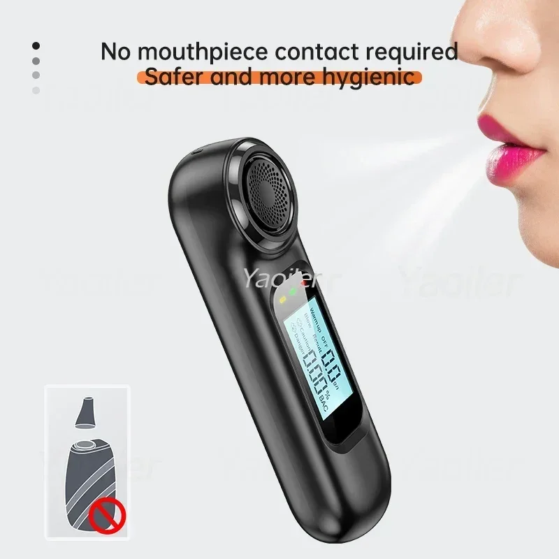 Alcohol Tester Breath Alcohol Tester Breathalyzer Alcoholimetro Digital Detector for Home Display Drunk Driving Car Electronics