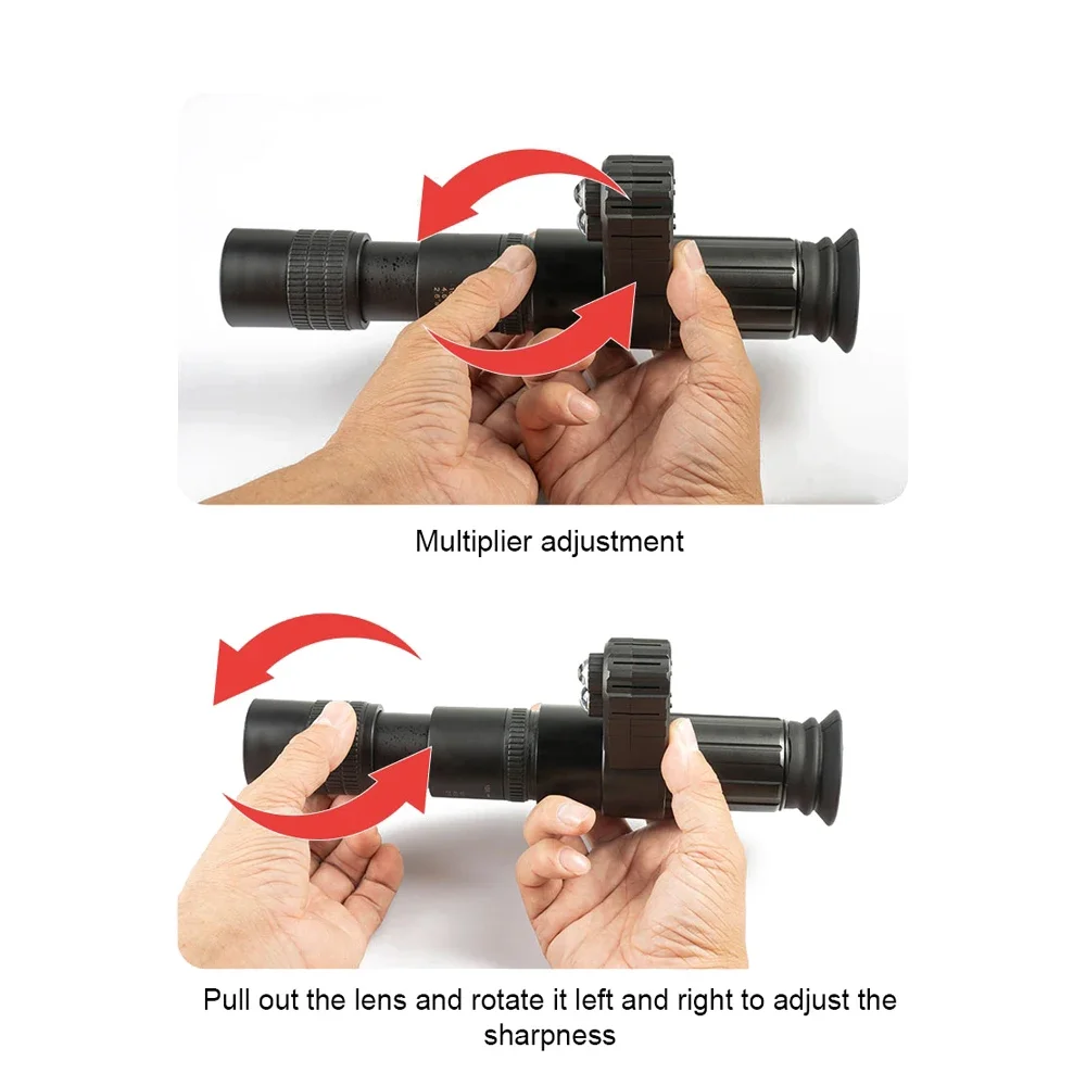CYF-A+ / CYF-B+ تلسكوب إلكتروني بالأشعة تحت الحمراء للتصوير الفوتوغرافي ليلاً ونهارًا وتقنية الرؤية الليلية وتسجيل الفيديو #6