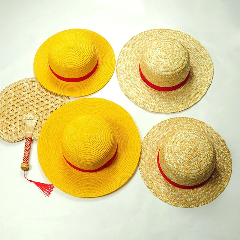 Luffy-Chapeau de paille bidimensionnel Anime, pare-soleil original, crème solaire périphérique, groupe, meilleur cadeau d'anniversaire