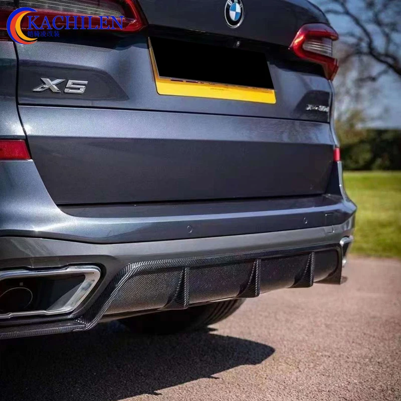 X5 G05 True Carbon Fiber Rear Diffuser Sports For BMW X5