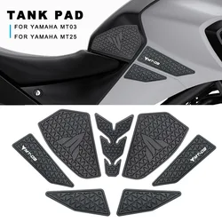 Pour Yamaha MT-03 MT-25 MT03 MT25 2020-2022 Moto réservoir de carburant Sous précieux Protection Autocollants Genou Grip Traction Pads Anti-ald