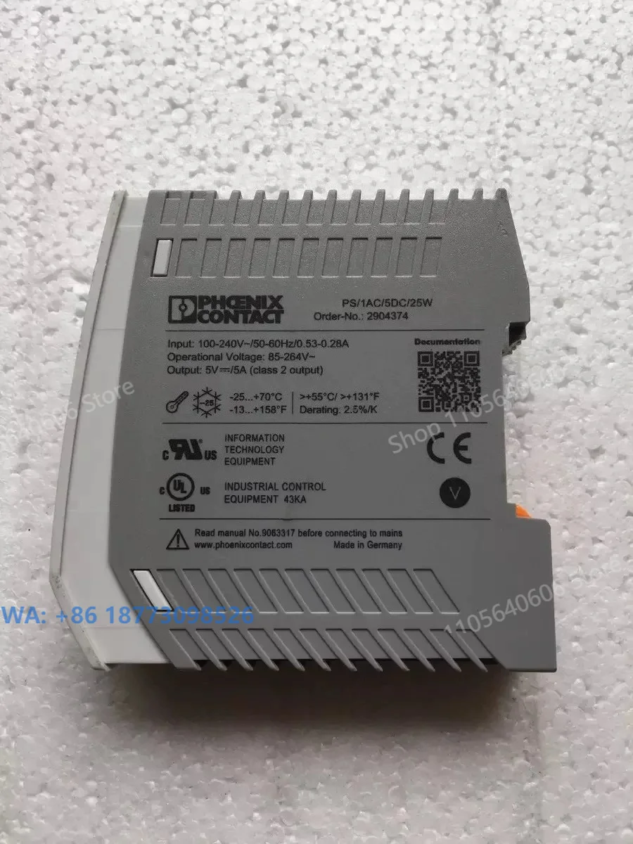 New Power Supply - PS/1AC/5DC/25W - 2904374 Power Supply Module, 1PCS