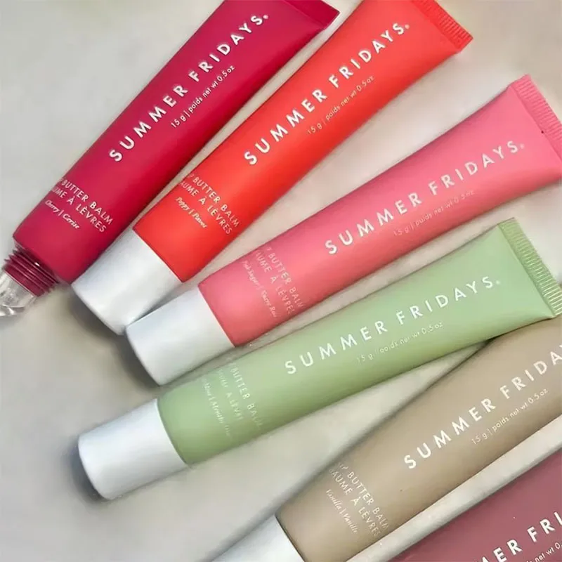 Summer Fridays Balsamo per labbra Idratante Levigante Labbra morbide Cosmetici Torta di compleanno Menta dolce Caffè freddo Vaniglia Trucco Cura delle labbra