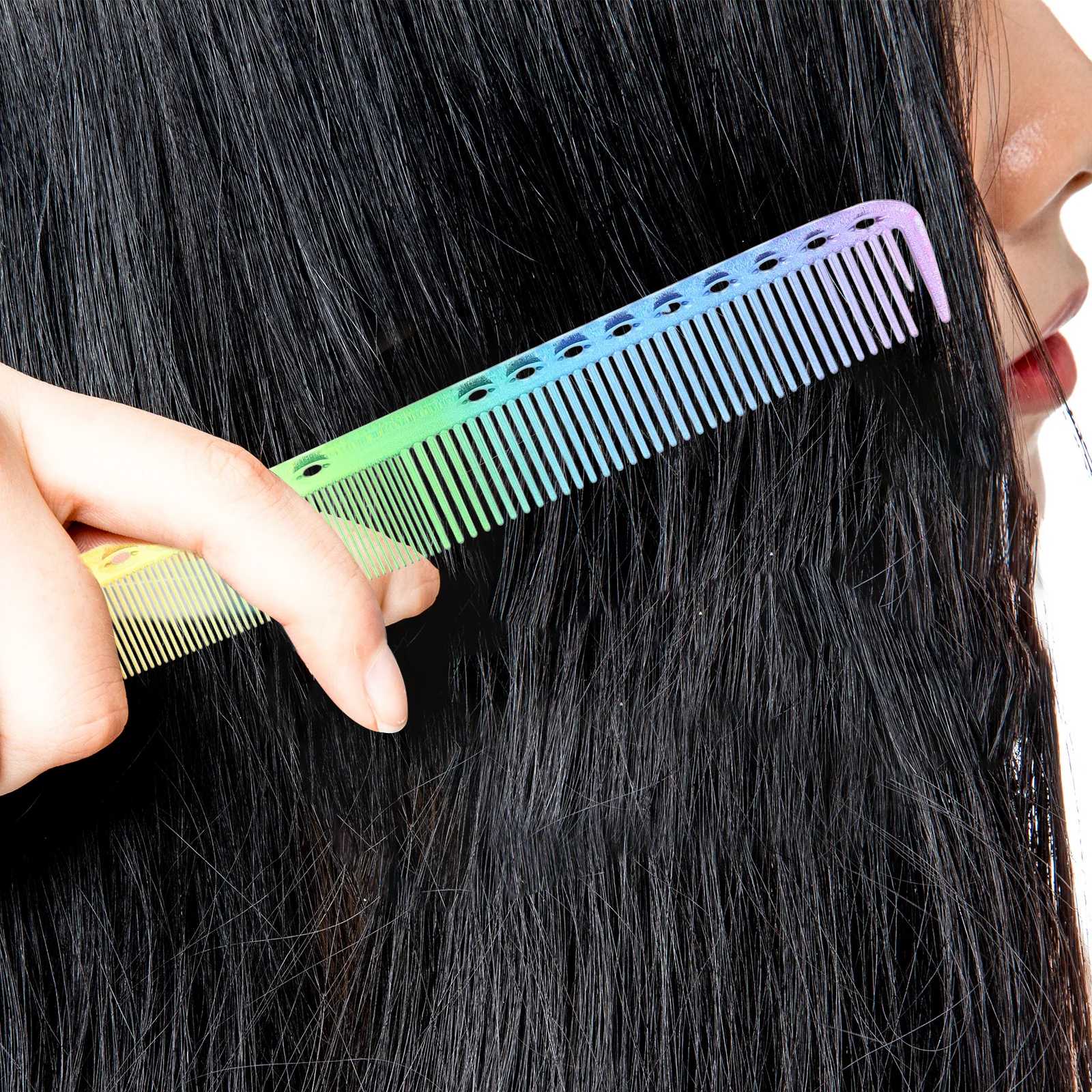 

3pcs Haircut Combs Ergonomic H Compact Wet Dry Hair Premium Material Safe Hair Home Salon Barber Use