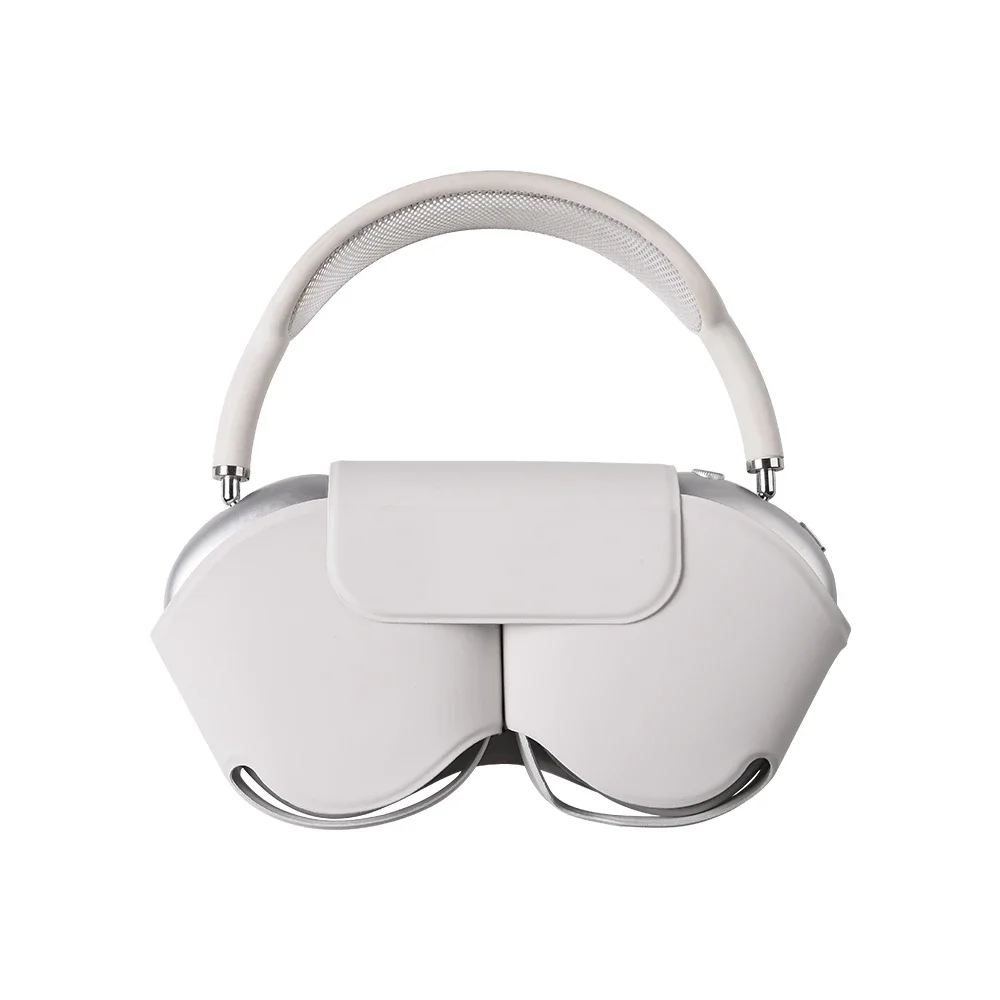 Ledertasche Für AirPods Max Drahtlose Kopfhörer Kopfhörer Fällen Schutzhülle Für Apple AirPodsMax Weiche Taschen Coque Zubehör