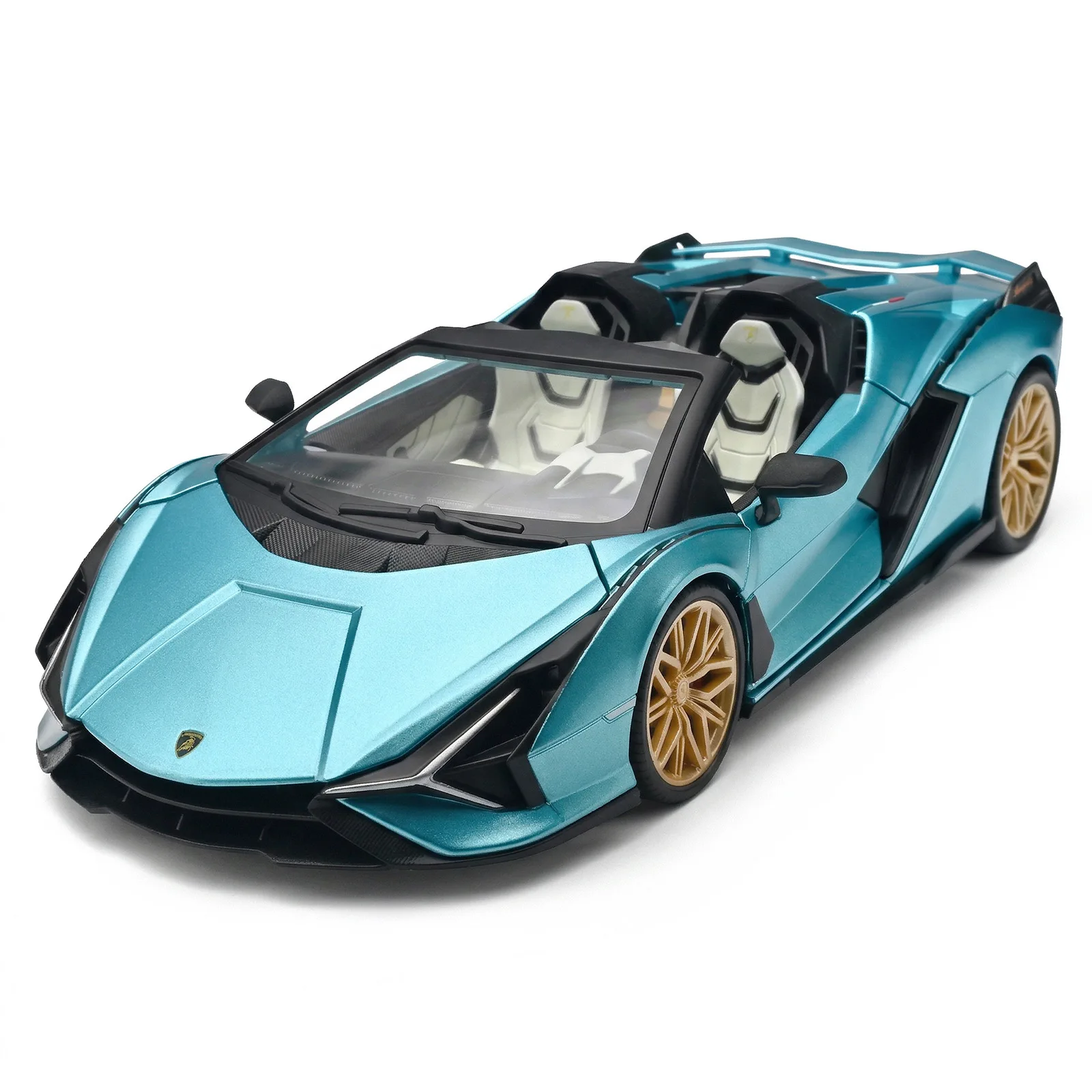 

1:18 Sian Car Toy Model Doors Opened Metal Body Rubber Tires Models Alloy Roadster Acrylic Box Toys Collectible Item for Child