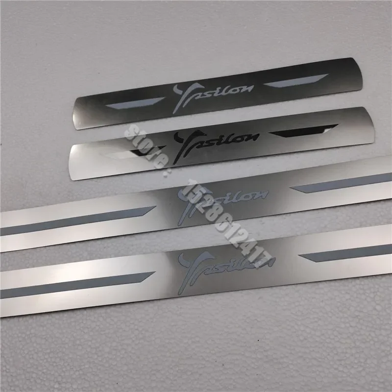 

for LANCIA Chrysler Ypsilon Door Sill Scuff Plate Guard Stainless Steel Kick Pedal Sticker Car Styling Accessories