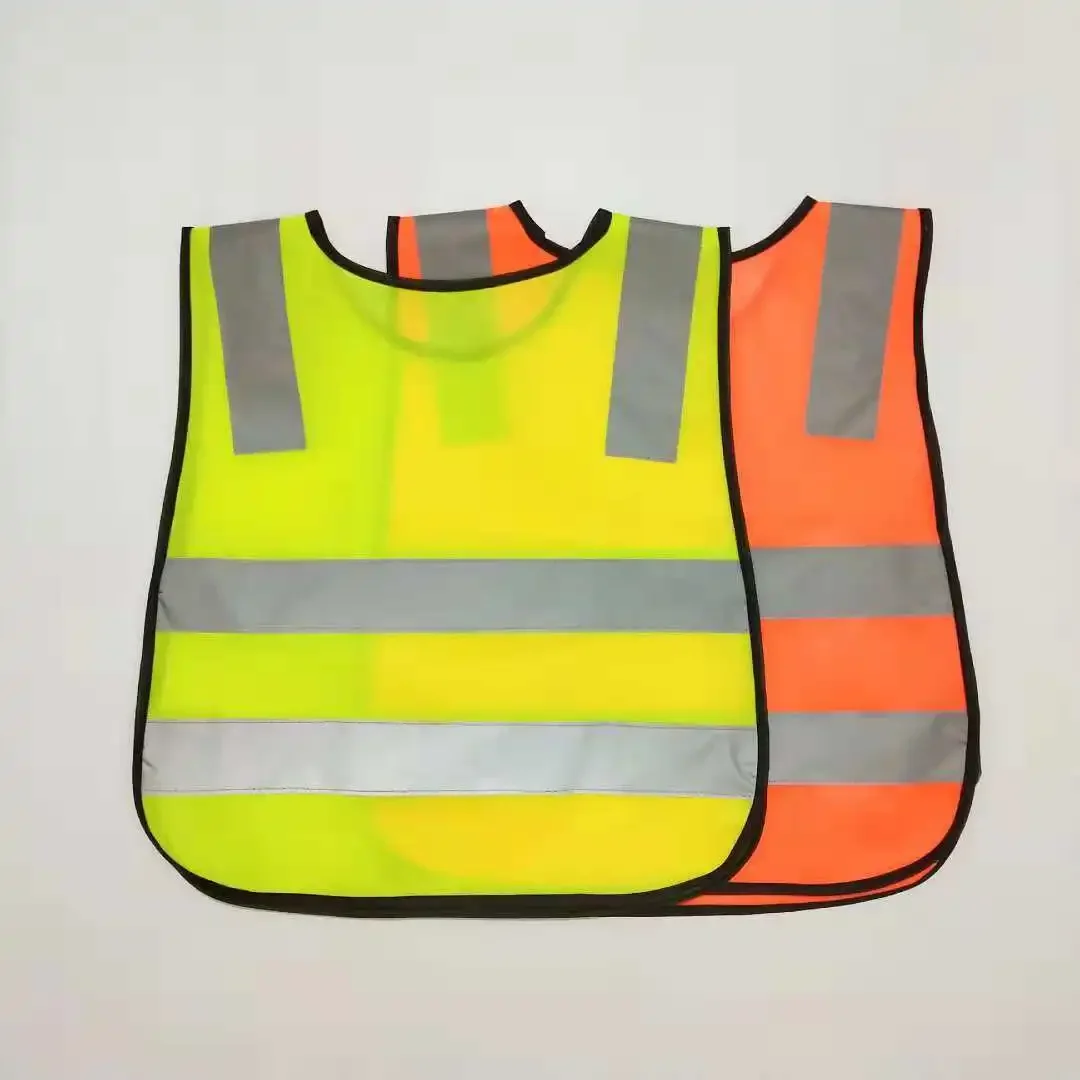 เสื้อกั๊กสะท้อนแสงสำหรับเด็กเสื้อแจ็กเก็ตสะท้อนแสงสำหรับปลอดภัยความปลอดภัยจราจรทางถนน