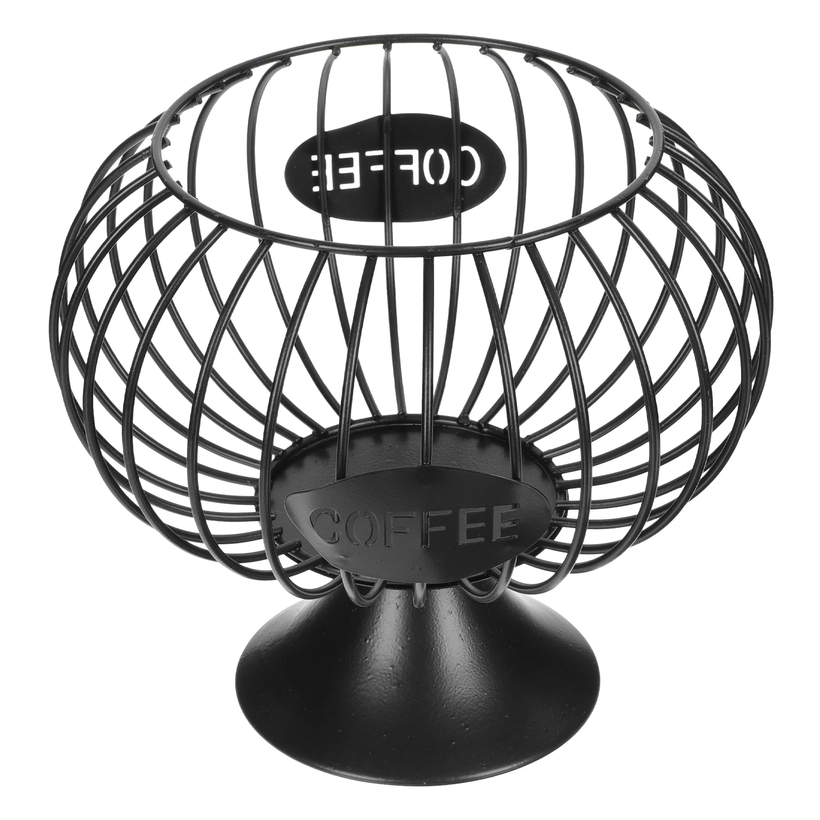 

Coffee Capsule Storage Basket Iron Material Large Capacity Smooth Surface Protection Creative Design Multi Occasion Use Storage