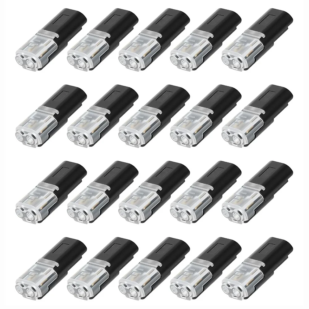 

Universal Double Wire Quick Connector Waterproof 2 Pin Way Plug Wire Terminals Plug-in Connectors
