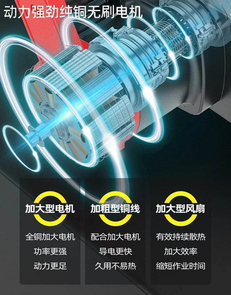 소형 가정용 휴대용 충전식 고출력 16인치 벌목 톱