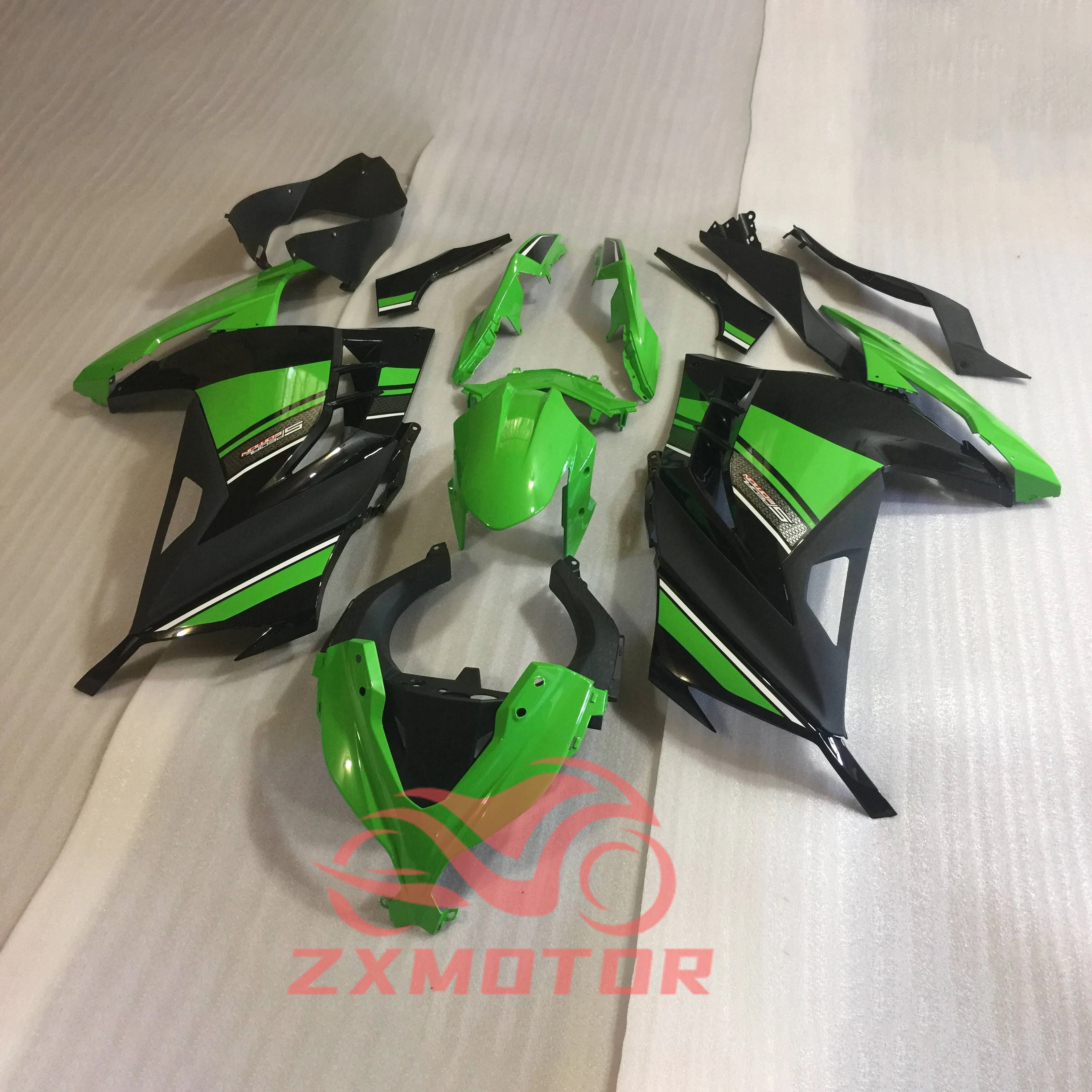 Ninja 2013 2014 2015 2016 2017 Motorcycle Fairings for Kawasaki Ninja 300 13 14 15 16 17 ABS Injection Bodywork Fairing Kit