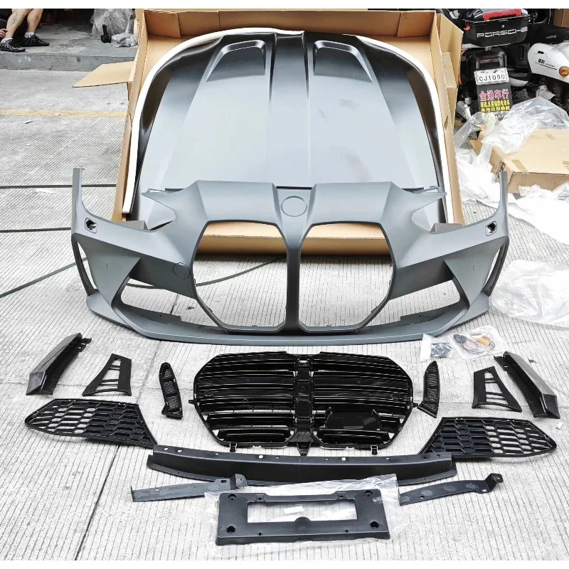 

Передний бампер в сборе с капотом для BMW 3 серии F30 F35, тюнинг M3, 2013-2022, комплект обвеса, защита двигателя