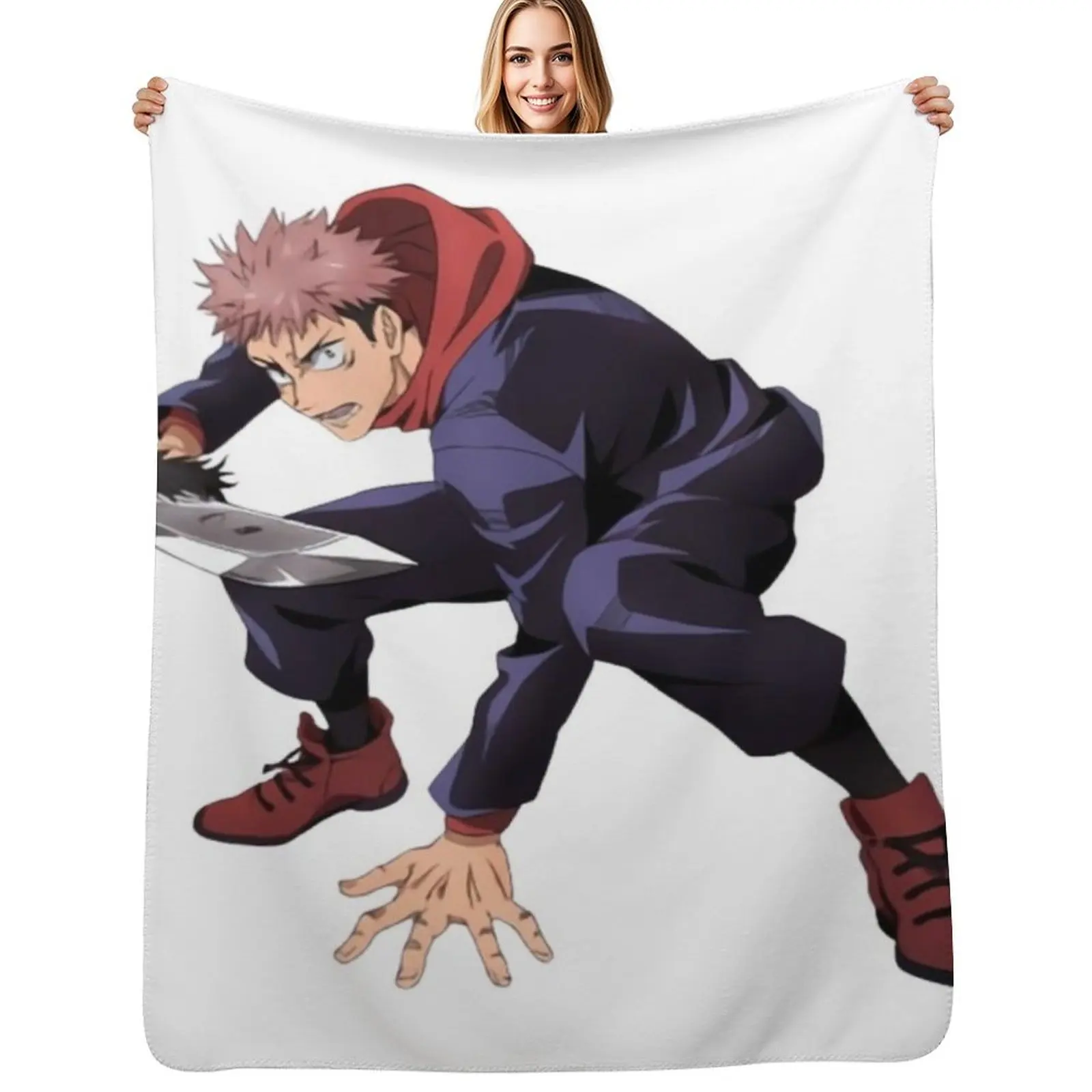 

yuuju itadori Throw Blanket for sofa bed plaid Baby Decorative Throw Blankets