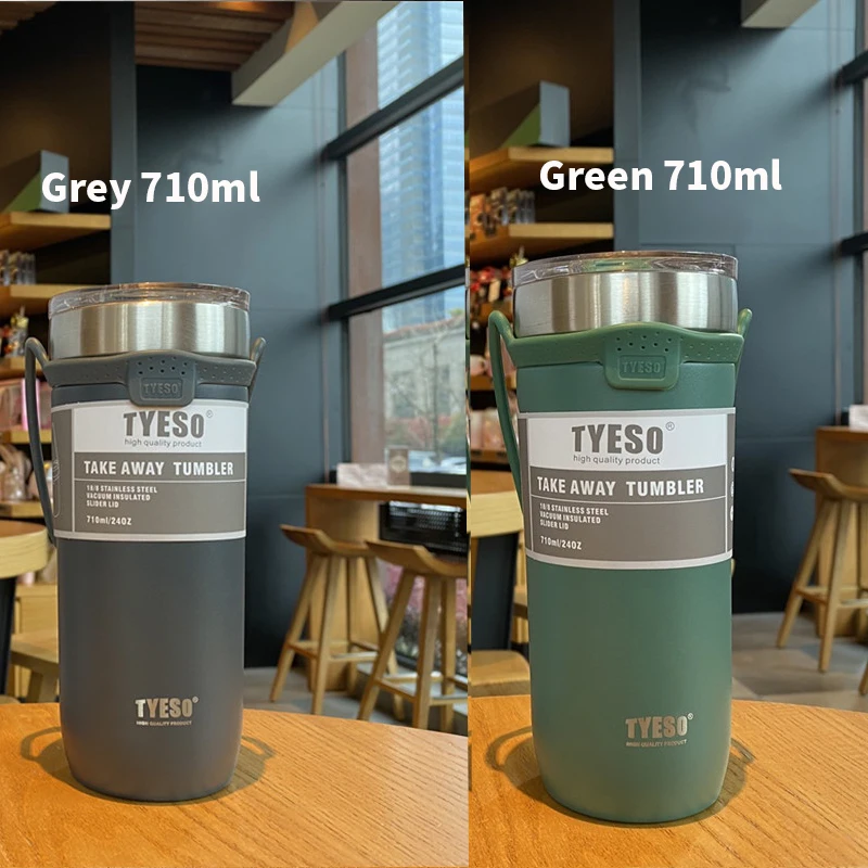 Thermo Cafe Car Thermos Mug for Tea Water Coffee Leak_Proof Travel Thermo Cup Coffee Mug 550 ML Double Stainless Steel