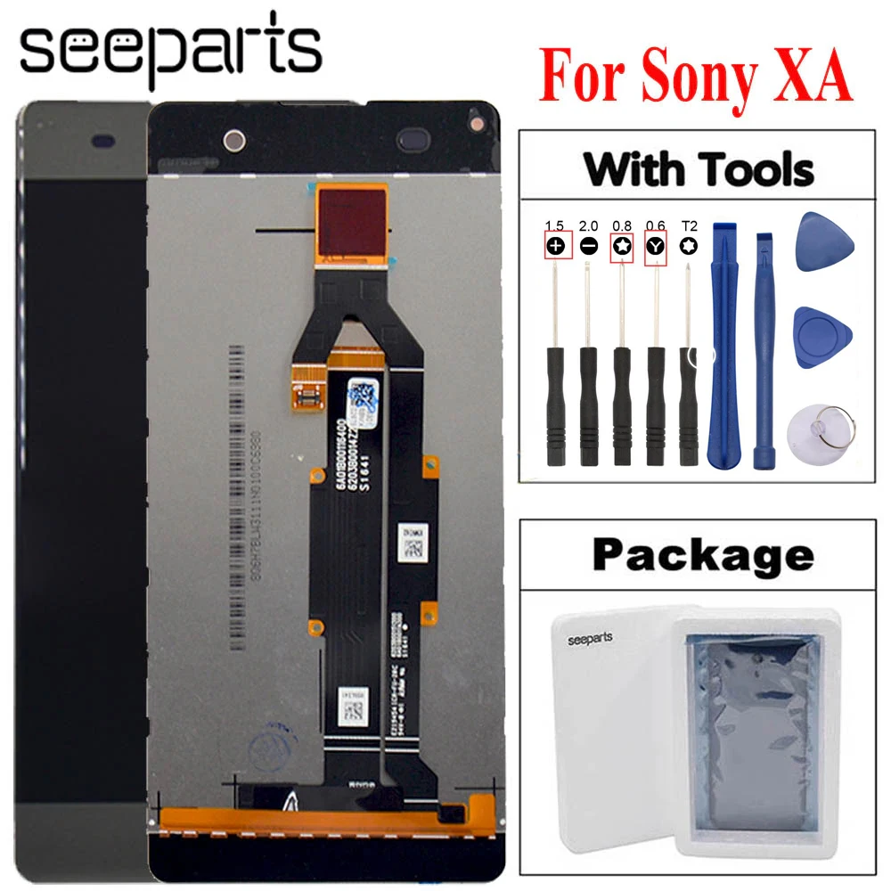 

For SONY Xperia XA LCD Display Touch Screen Digitizer Assembly Replacement F3111 F3112 F3115 F3116 For 5.0" Sony XA LCD