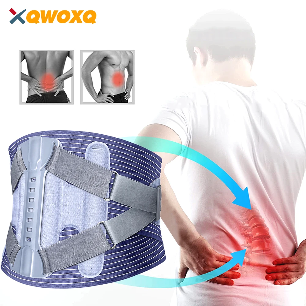 Back Brace, Immediate Relief From Back Pain, Herniated Disc, Sciatica, Scoliosis Breathable Waist Lumbar Lower Back Support Belt