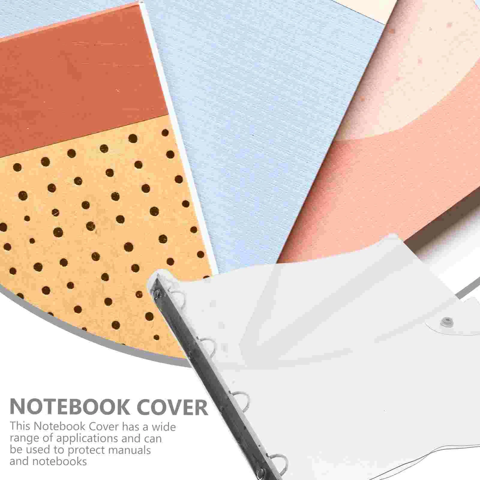 Bindmiddel Losbladige Notebook Shell Blinder Cover 4-Ring Scrapbook Bindmiddelen Gaten Clips
