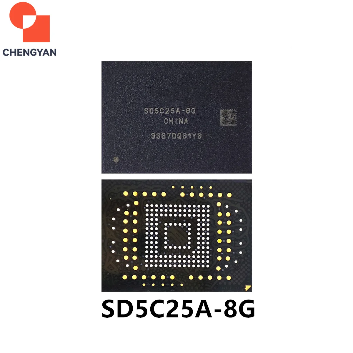 Chengyan SDIN4C1-4G SDIN4C2-4G SD5C25A-16G SD5C25A-8G SD5D14A-4G SD5DH24A-4G SD5DH26A-4G SD7DP41E-16G SD7DP45E-16G emmcチップIC