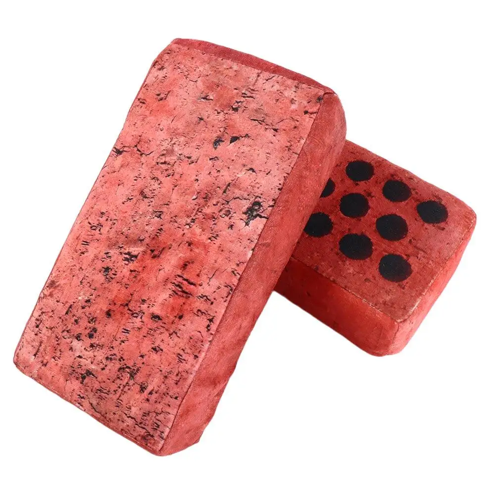 

Реквизит для косплея, имитация кирпича, губка, кирпичная подушка, забавная губка, имитация кирпича, креативная 25 см, имитация поддельного кирпича, подушка