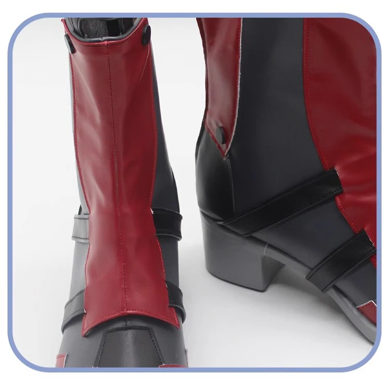 Spiel Wuthering Wellen Narbe Cosplay Schuhe Neue Narbe Schuhe Pu Leder Stiefel Frauen Männer Anime Halloween Party Roleplay Kostüm Requisiten
