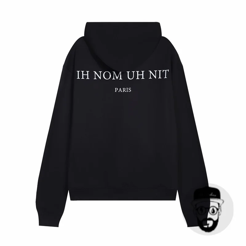 IH NOM UH NIT men's hoodie, high-quality pure cotton hooded top tee