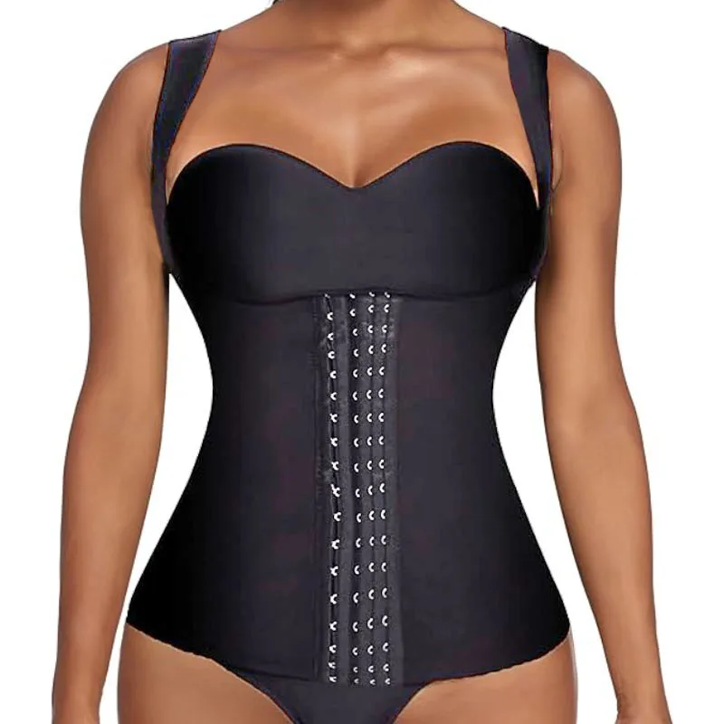 

MrifDila женский корсет под грудью, тренажер для талии Cincher, формирователь тела со стальными костями, сжигатель жира на животе, S-6XL, корсет для контроля живота, топ