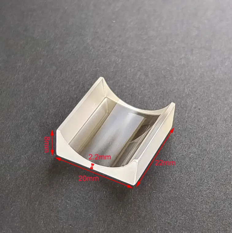 

1PC Plano Concave Cylindrical Lens 22x20mm K9 Optical Glass Focal Length -18mm