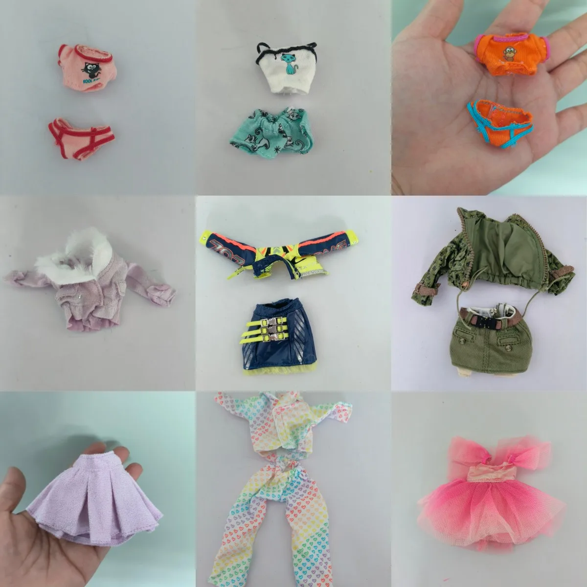 S17 マッチングスーツ服コートスカートトップスショーツブラッツ 1/6 人形レインボーハイ人形ファッションクール人形