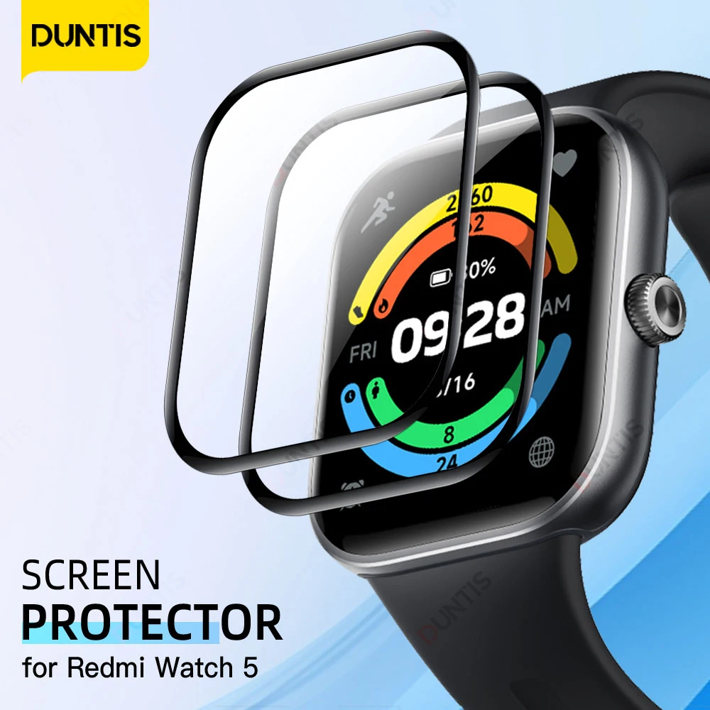 

Screen Protector for Xiaomi Redmi Watch 5 3D Curved Screen Protector Redmi Watch5 Ultra-HD Full Coverage Protective Accessories