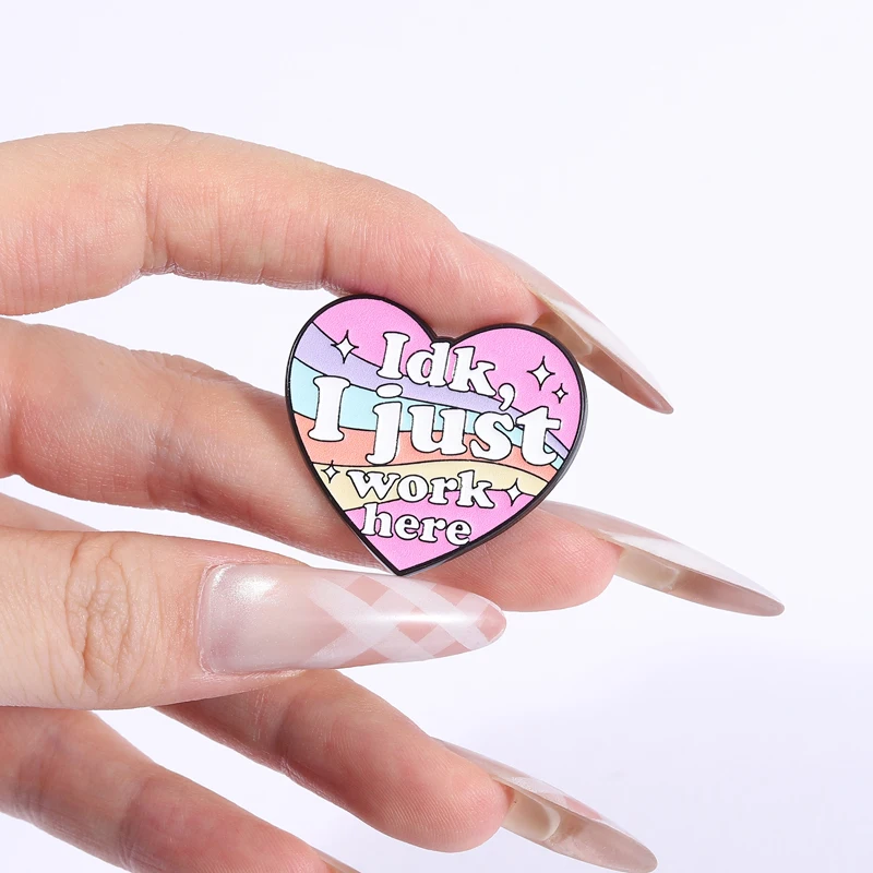 لم تكن وظيفتي اليوم المينا دبابيس الفكاهة مكتب إقتباس IDK أنا فقط العمل هنا أسوأ الموظف بروش شارة التلبيب مجوهرات