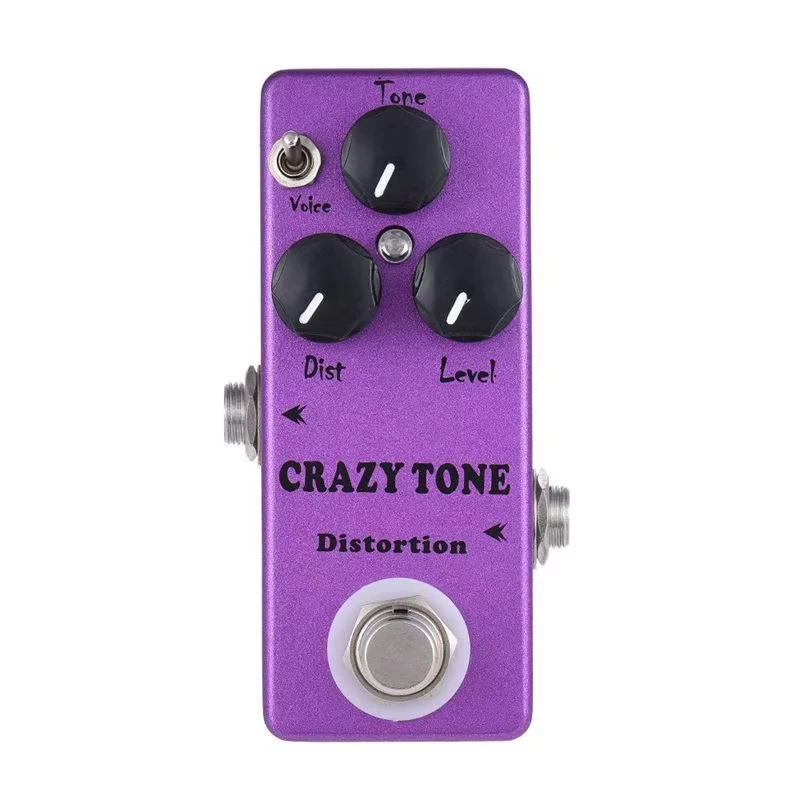 Mosky Crazy Tone Mp-50 Riot Distortion Mini Guitar Pedal True Bypass Tone Dist Level 3 Knobs Based on Suhr Riot 9V