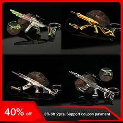 9 см Valorant Vandal Mini Gun Keychain xerø Fang Orion Kuronami Sentinels of светильник Spectre все металлические аксессуары