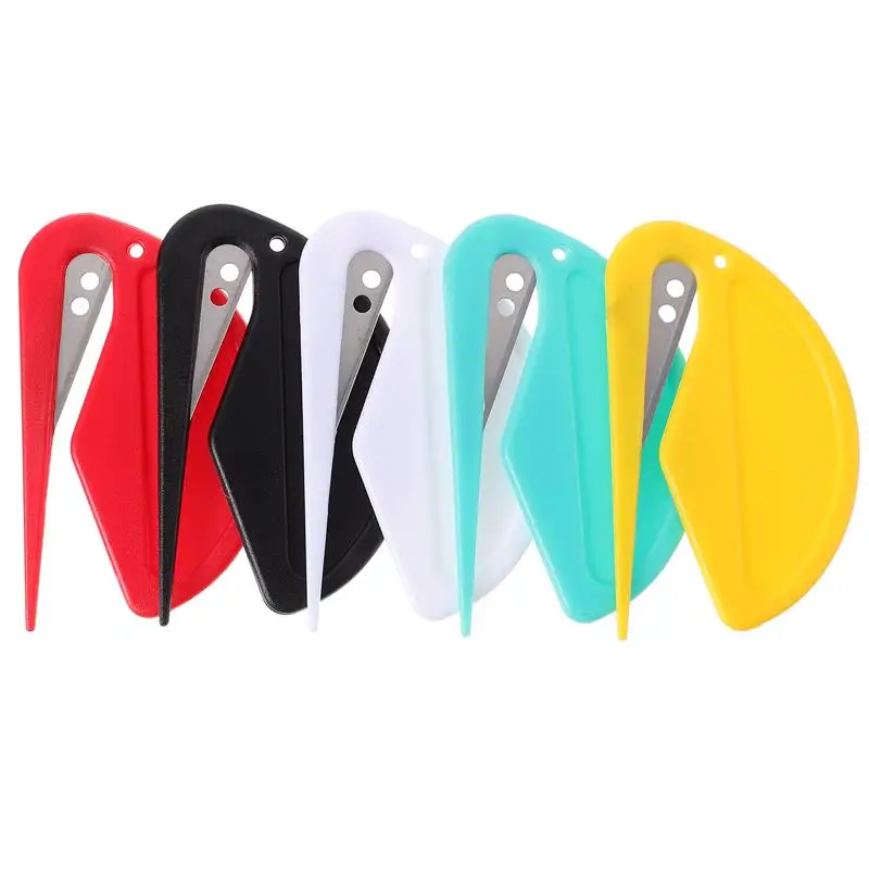 5pcs Plastic Mini Kitchen Opener Non Slip Cutter Multifunctional Box Rope Cutting Baking Packaging Opening Tool