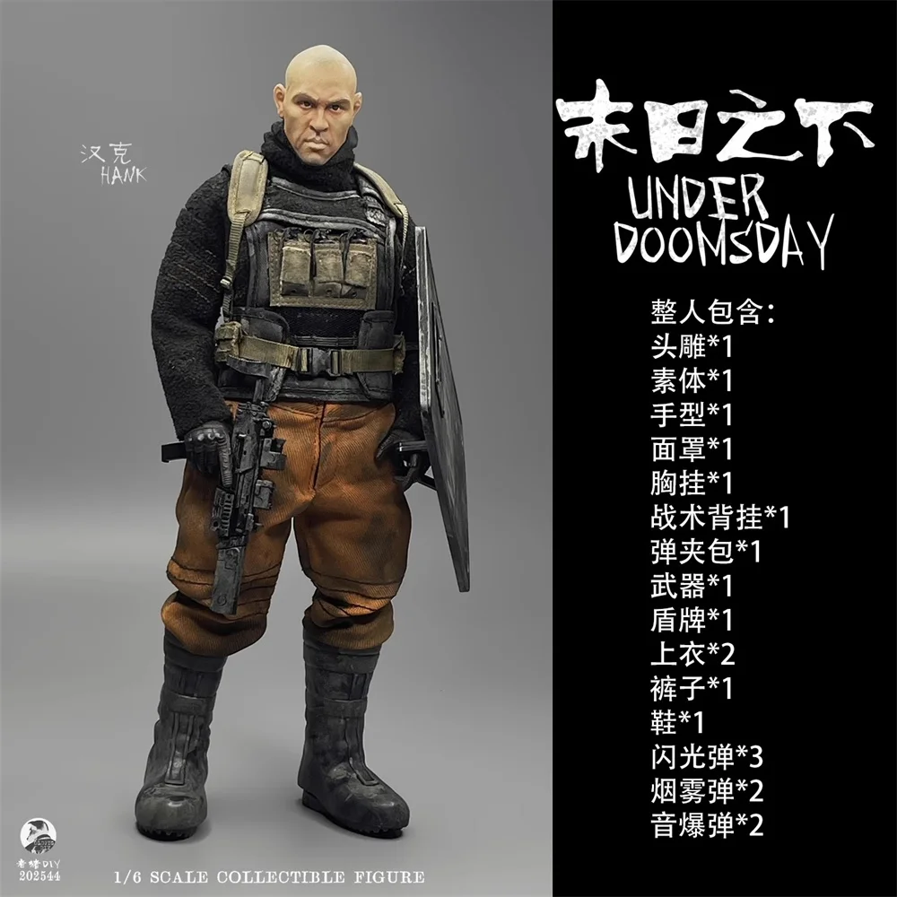 1/6th 3ATOYS Tough Guy Man The Last of Soldier Doll with Shield Toys Model Full Set Action Figure Fr Fans Collect DIY