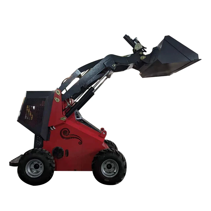 Compact Front-End Sliding Loader, Compact Wheel Loader, Adequado para Agricultura em Pequena Escala, Customizável, Alta Qualidade, Vendas de Fábrica