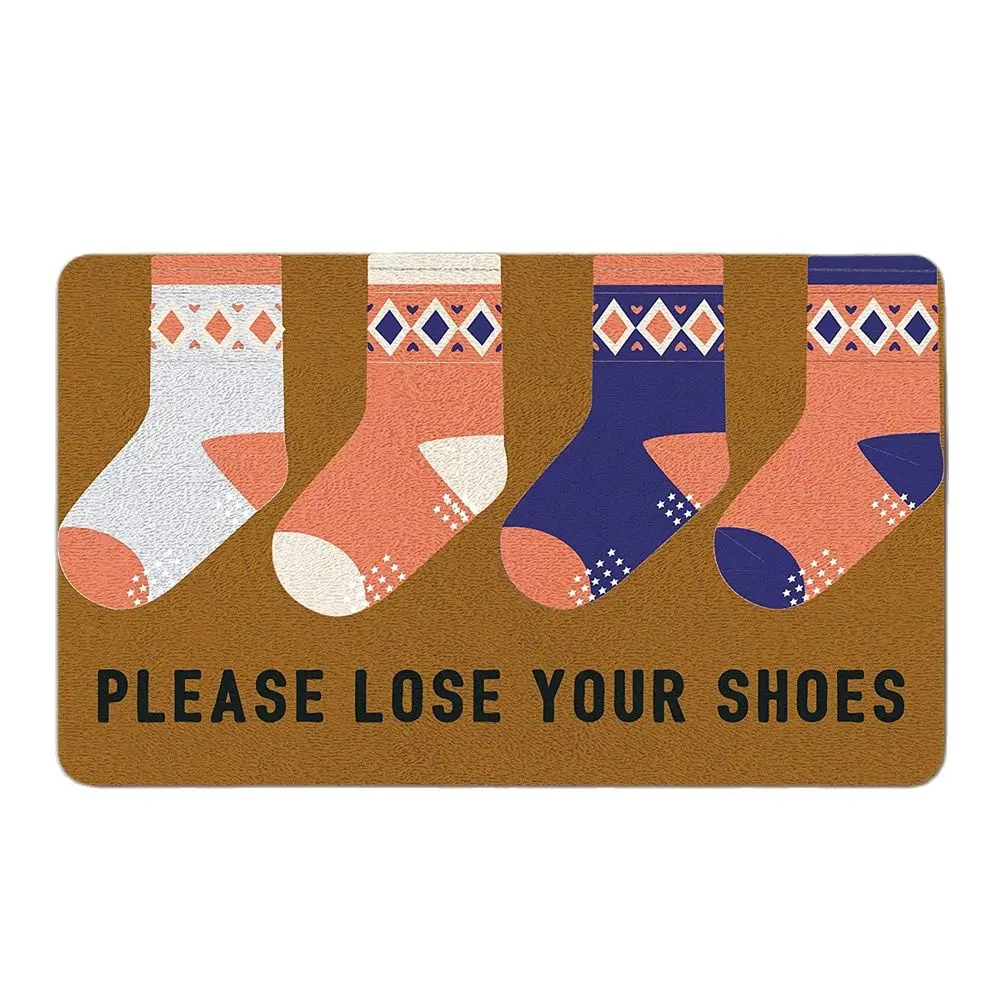 

Please Lose Your Shoes Funny Doormat Rug Outdoor Porch Patio Front Floor Outdoor Porch Patio Front Floor Home Decor Rubber Mat